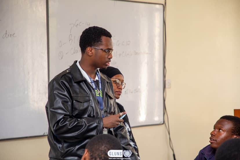 Students working together